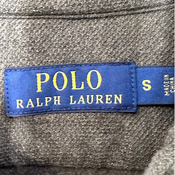 POLO Ralph Lauren Green Cotton Button Down Knit shirt size small - Picture 2 of 5